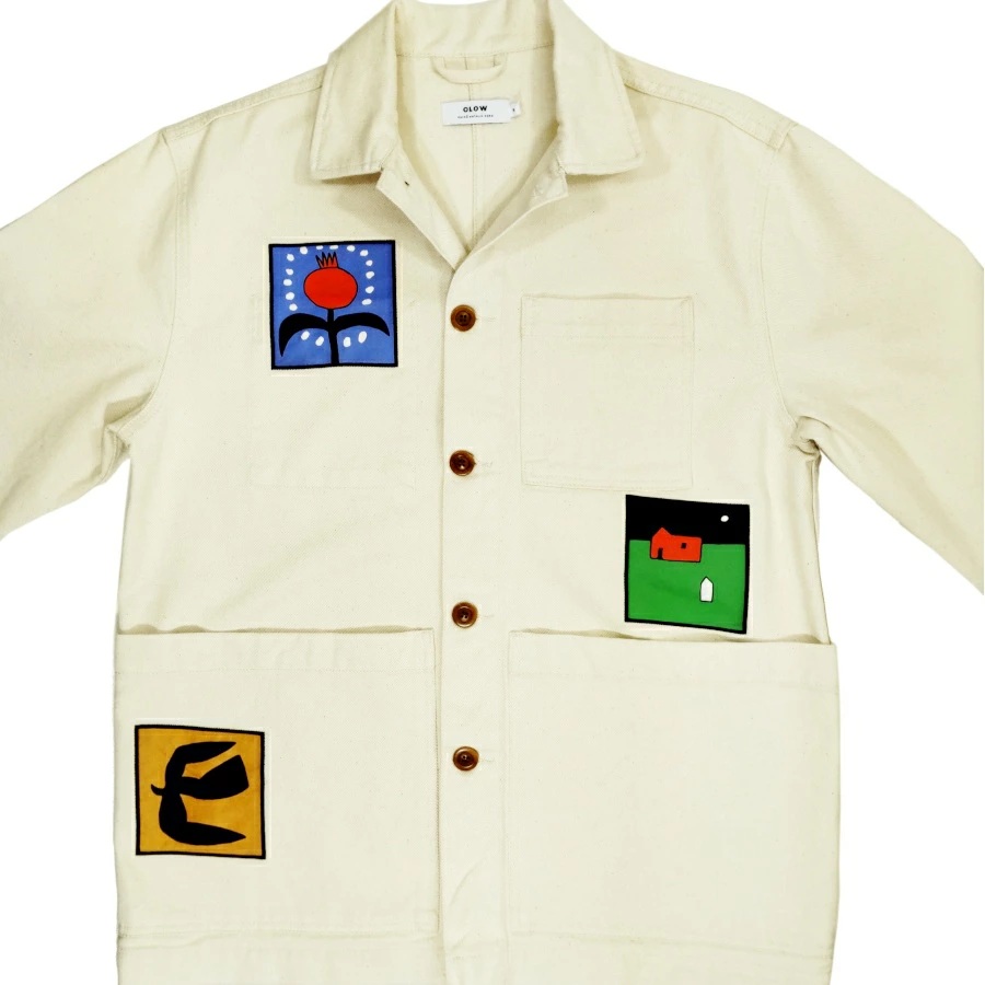 90s Oxbow コットンピケ カバーオール ワークジャケット 90s Oxbow コットンピケ カバーオール ワークジャケット