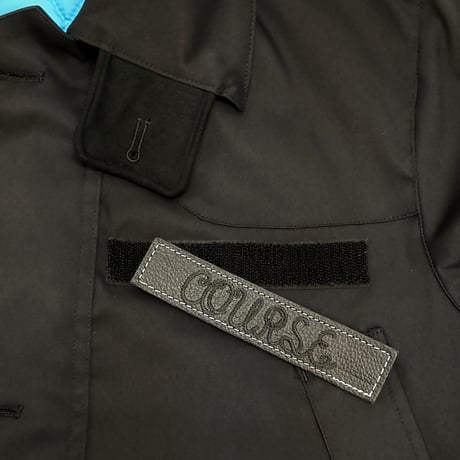 COURSE（コース） ショート ドライビングコート ベルト付き メンズ ブラック キルティングライナー（CR424001-99 ）