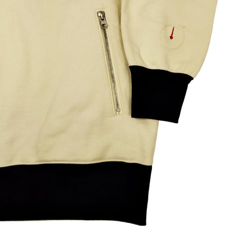 COURSE＜コース＞ジップアップ トレーナー ジャージ Heavy Cotton Zip Pull Over OW オフホワイト(CR123001-01)