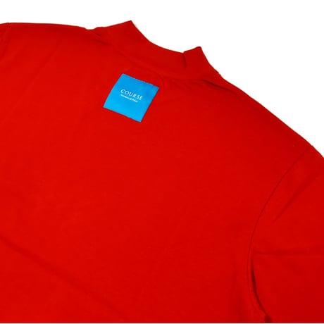 COURSE（コース） Tシャツ 半袖 メンズ  レッド コットン　（CR412001-40）(CR412500-40)