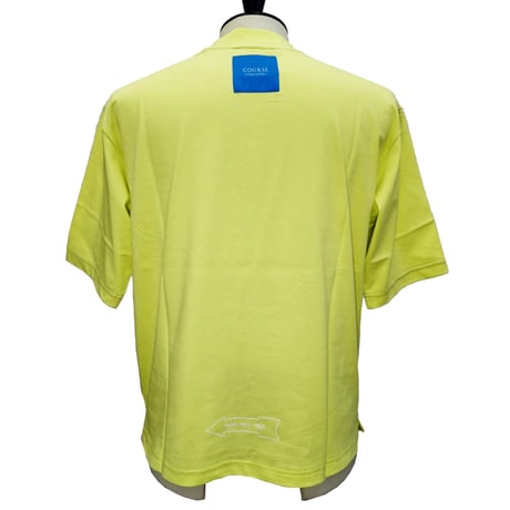 COURSE（コース） Tシャツ 半袖 メンズ イエロー コットン （CR412002-20）
