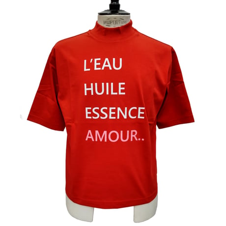 COURSE（コース） Tシャツ 半袖 メンズ  レッド コットン　（CR412001-40）(CR412500-40)