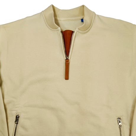 COURSE＜コース＞ジップアップ トレーナー ジャージ Heavy Cotton Zip Pull Over OW オフホワイト(CR123001-01)