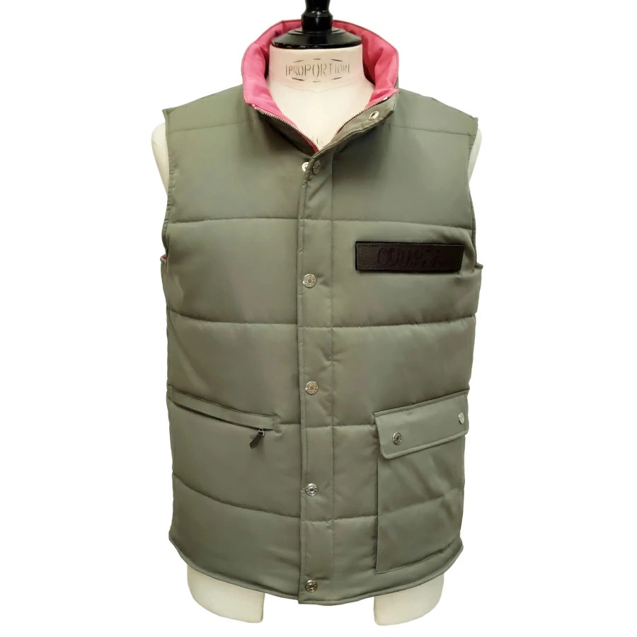 ellaオックスフォードリバーシブルジレ ellaオックスフォードリバーシブルジレ