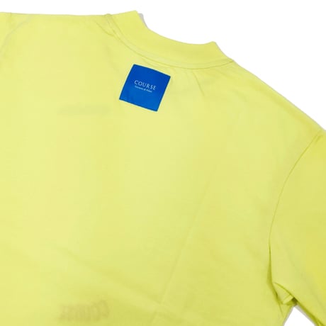 COURSE（コース） Tシャツ 半袖 メンズ イエロー コットン （CR412002-20）
