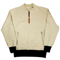 COURSE＜コース＞ジップアップ トレーナー ジャージ Heavy Cotton Zip Pull Over OW オフホワイト(CR123001-01)