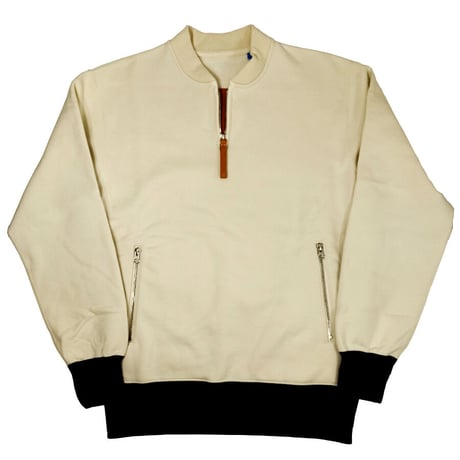COURSE＜コース＞ジップアップ トレーナー ジャージ Heavy Cotton Zip Pull Over OW オフホワイト(CR123001-01)