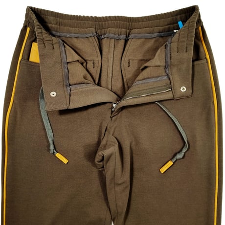 COURSE＜コース＞ジャージパンツ Milano Rib Track Pants Toupe ダークグレージュ(CR126001-70)