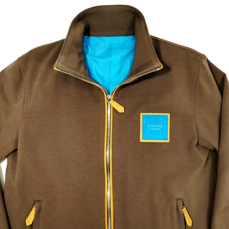 COURSE＜コース＞ジャージブルゾン Milano Rib Track Jacket Toupe ダークグレージュ(CR124002-70)