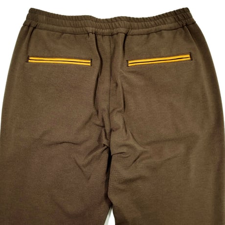 COURSE＜コース＞ジャージパンツ Milano Rib Track Pants Toupe ダークグレージュ(CR126001-70)