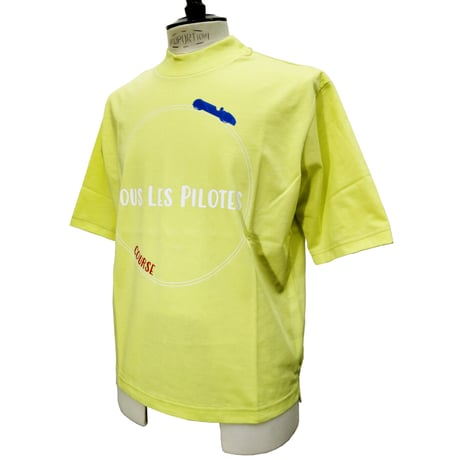 COURSE（コース） Tシャツ 半袖 メンズ イエロー コットン （CR412002-20）