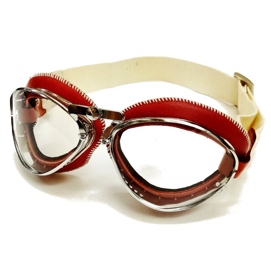 CHAPAL＜シャパル＞ゴーグル(L)レッド Large Model Goggles leat