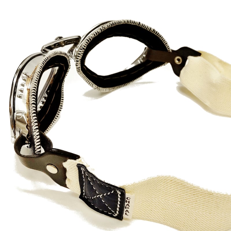 CHAPAL＜シャパル＞ゴーグル(L)ネイビー Large Model Goggles lea