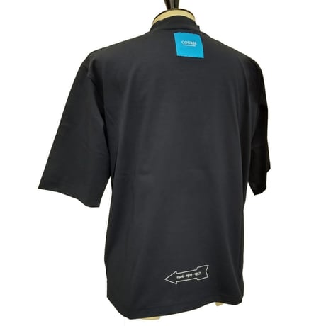 COURSE（コース） Tシャツ 半袖 クラシック レーシングカー イラスト メンズ ネイビー コットン 日本製（ CR512002-80）