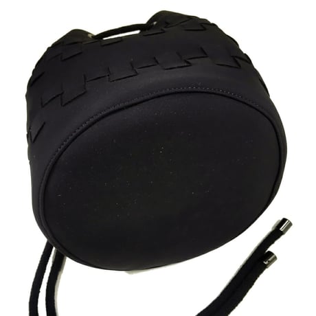 【新入荷】POCCA（ポッカ） イタリア製 ディティーバッグ 中型 ブラックｘブラック ポリエステル ナイロン DITTY BAG ポシェット メンズ レディース（PO619002-99 ）