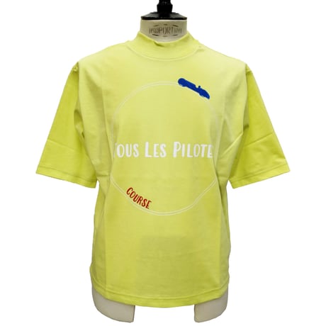 COURSE（コース） Tシャツ 半袖 メンズ イエロー コットン （CR412002-20）