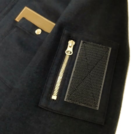 COURSE＜コース＞ドライビングジャケット Winter Driving Footed Jacket Navy ネイビー(CR224002-80)