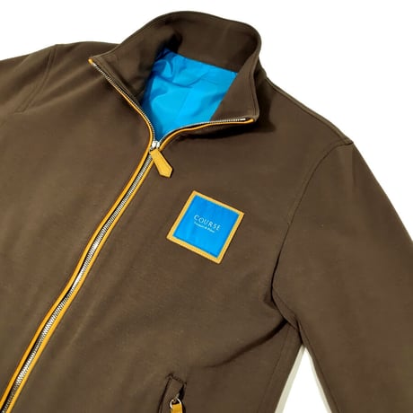 COURSE＜コース＞ジャージブルゾン Milano Rib Track Jacket Toupe ダークグレージュ(CR124002-70)