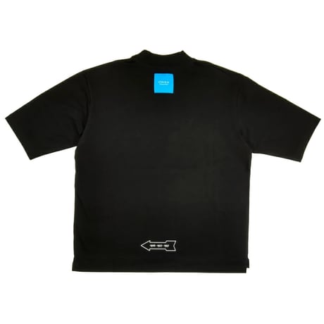 COURSE（コース） Tシャツ 半袖 レタード イラスト メンズ ブラック 黒地 コットン 日本製（ CR512001-99）