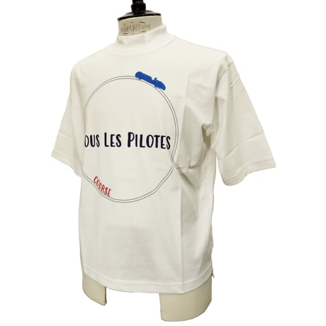 COURSE（コース） Tシャツ 半袖 メンズ ホワイト コットン （CR412002-01）