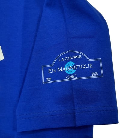 【新入荷】COURSE（コース） Tシャツ 半袖 レタード COURSE PILOTE メンズダークブルーｘ白 コットン 日本製（ CR612001-80 ）