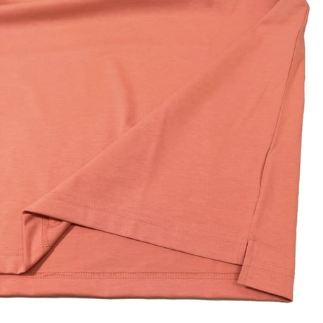 COURSE（コース） Tシャツ 半袖 メンズ  ピンクｘホワイトライン コットン 別布縫付けライン柄（CR312001-30）