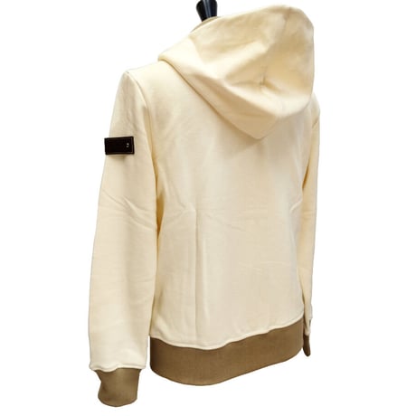 COURSE＜コース＞フーテッドブルゾン Winter Cotton Hooded parka Ecru  オフホワイト(CR223002-01)