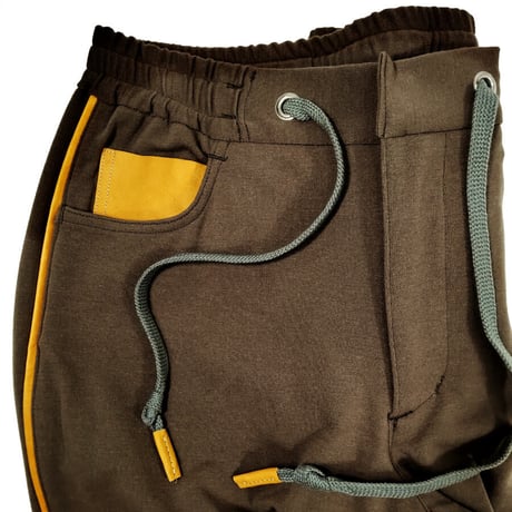 COURSE＜コース＞ジャージパンツ Milano Rib Track Pants Toupe ダークグレージュ(CR126001-70)