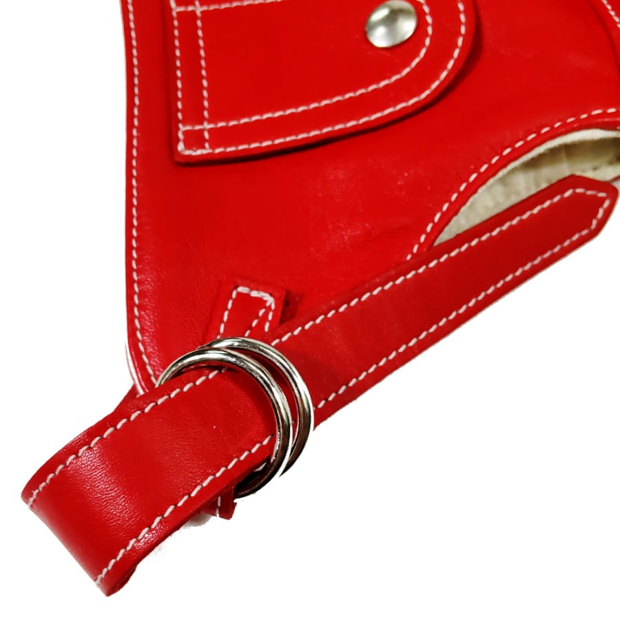 CHAPAL シャパル フランス製 羊革 ソフトヘルメット パイロット レッド