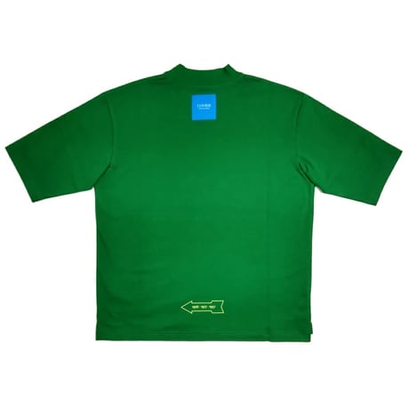 COURSE（コース） Tシャツ 半袖 レタード イラスト メンズ グリーン コットン 日本製(CR512001-60)