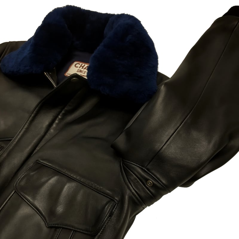 CHAPAL（シャパル） フランス製 G1タイプ ブルゾン 羊革 メンズ