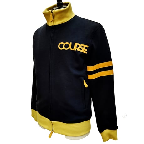 COURSE＜コース＞ジャージブルゾン  Wool Ponch Driving Blouson NY ネイビー (CR124001-80)