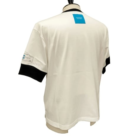 【新入荷】COURSE（コース） Tシャツ 半袖 レタード Rêve Mulsanne メンズ ホワイト 白ｘネイビー コットン 日本製（ CR612002-18）