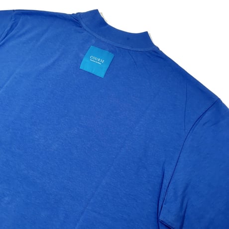 COURSE（コース） Tシャツ 半袖 メンズ ネイビー コットン（ CR412001-80）