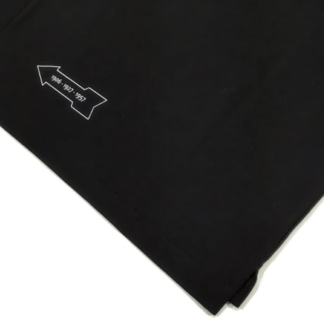 COURSE（コース） Tシャツ 半袖 レタード イラスト メンズ ブラック 黒地 コットン 日本製（ CR512001-99）