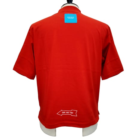 COURSE（コース） Tシャツ 半袖 メンズ  レッド コットン（CR412002-40）