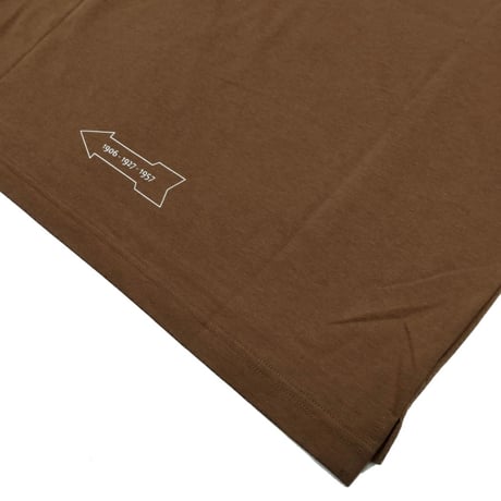 COURSE（コース） Tシャツ 半袖 クラシック レーシングカー イラスト メンズ CR512002-70 ライトブラウン コットン 日本製