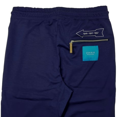 COURSE（コース） ジャージパンツ メンズ  ネイビーｘレッド スエットパンツ（CR416001-84）