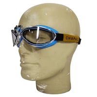 CHAPAL シャパル フランス製 羊革 ゴーグル(小) ブルー ヴィンテージカー クラシックカー レース ドライビング ギア（ CH002-82）