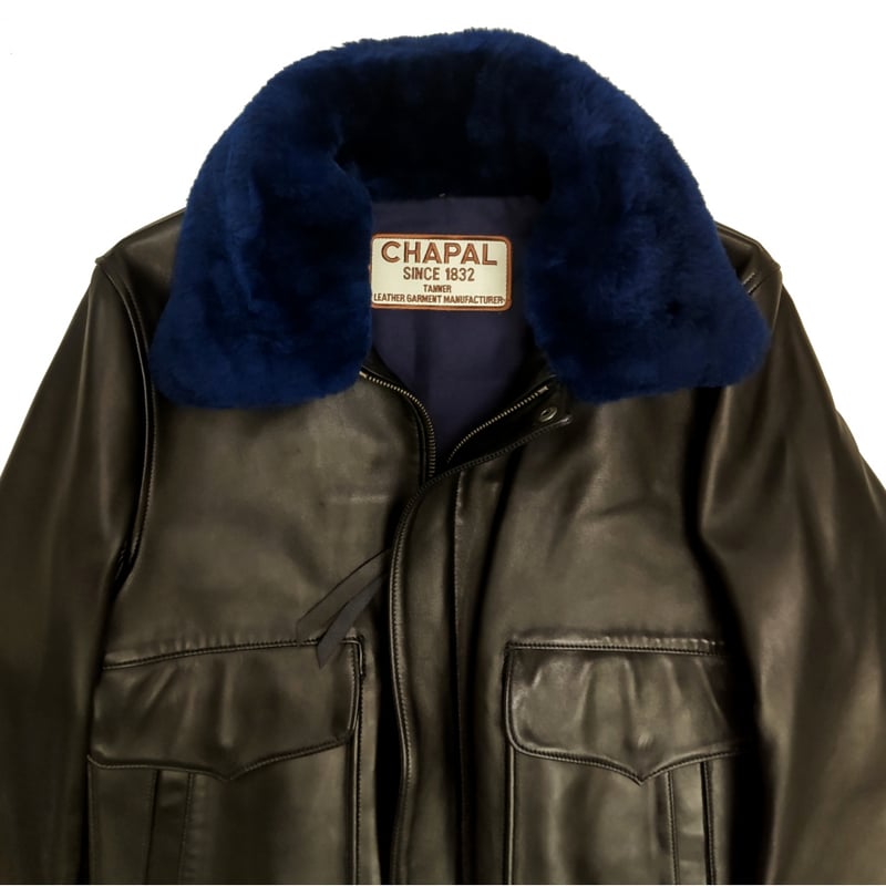 新入荷】CHAPAL(シャパル) フランス製 G1タイプ ブルゾン 羊革 新入荷】CHAPAL(シャパル) フランス製 G1タイプ ブルゾン 羊革