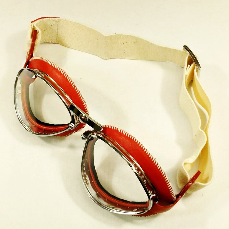 CHAPAL＜シャパル＞ゴーグル(L)レッド Large Model Goggles leat