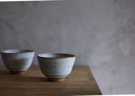 鉄粉のある器　湯のみ　小鉢　陶器