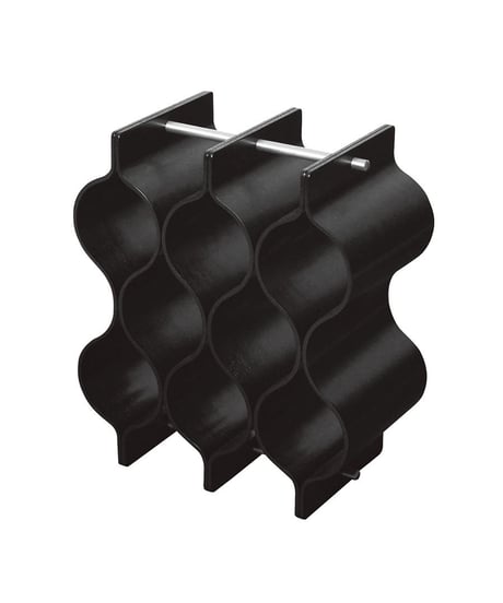 訳あり未使用！SAITOWOOD JAPAN ワインラック(ブラック×アルミ) 訳あり未使用！SAITOWOOD JAPAN ワインラック(ブラック×アルミ)