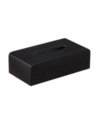 TISSUE BOX COVER black