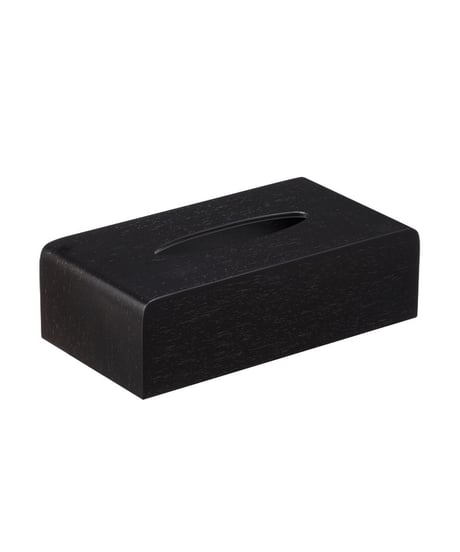 TISSUE BOX COVER black