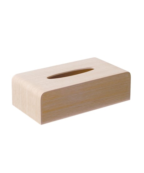 TISSUE BOX COVER whiteoak grain