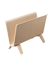 MAGAZINE RACK whiteoak grain
