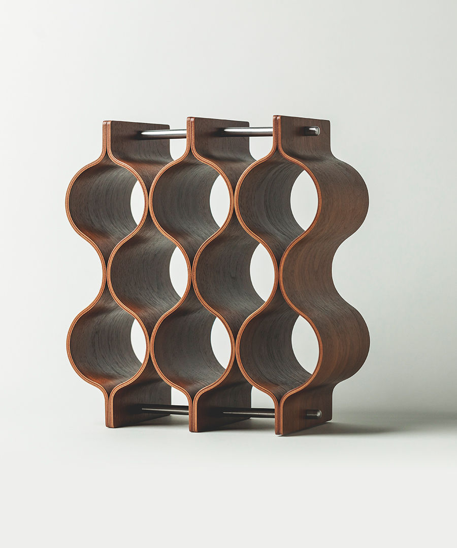 WINE RACK walnut | SAITO WOOD