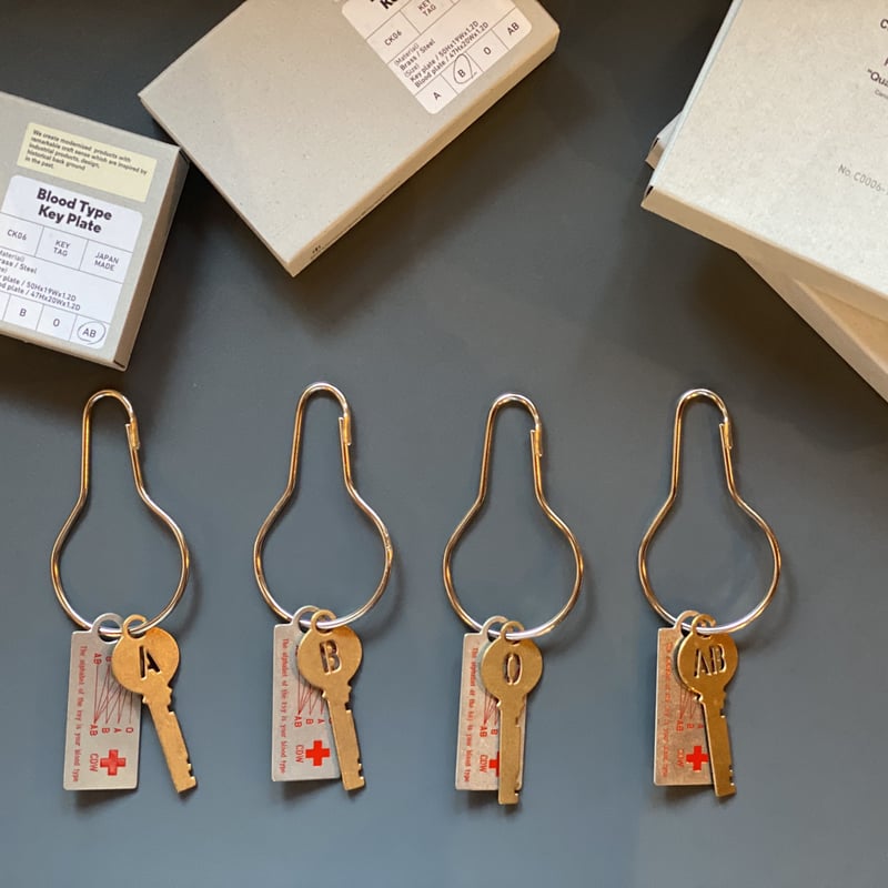 Blood Type Key Plate | CRAFT TRADE SERVICE
