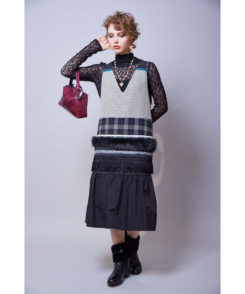 RITSUKO SHIRAHAMA リツコシラハマ Hound tooth&Tweed che